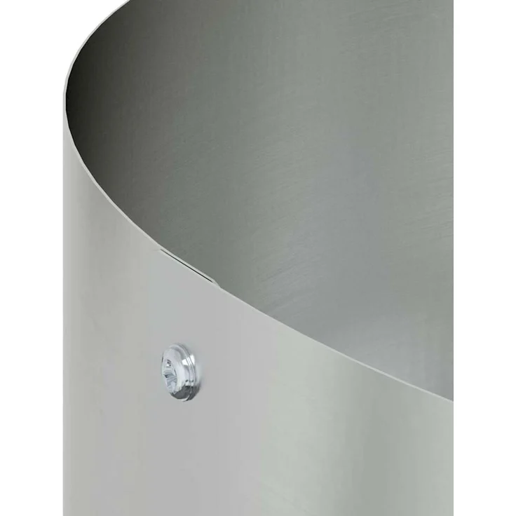 vidaXL Pflanzenring Silber 80 x 80 x 20 cm Verzinkter Stahl 873630 – Bild 7