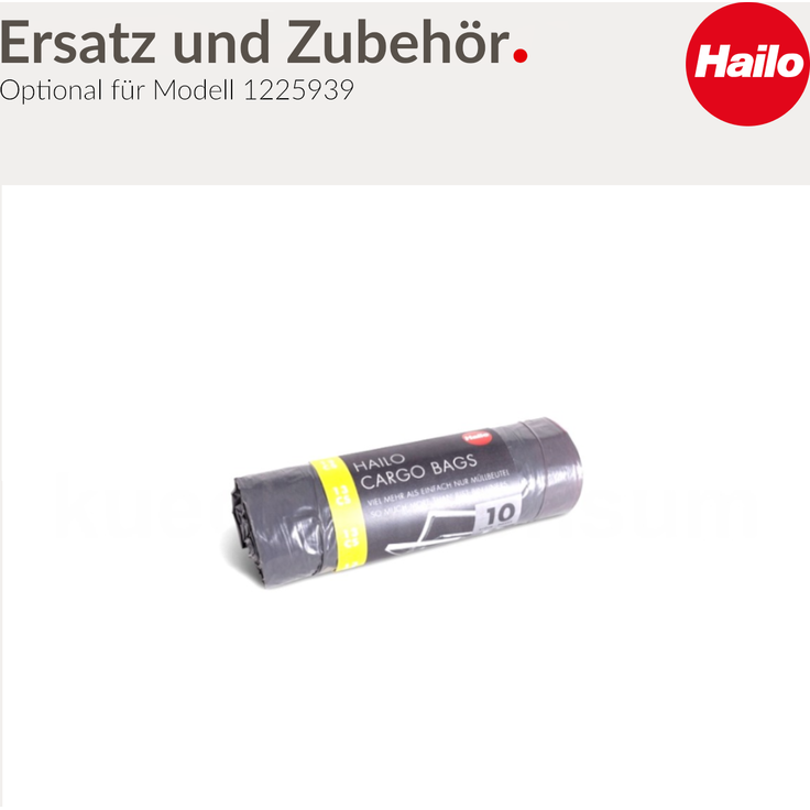 HAILO 18 Liter Inneneimer 1225939 schwarz für Raumspar Tandem 3642731 / Ersatzteil – Bild 5