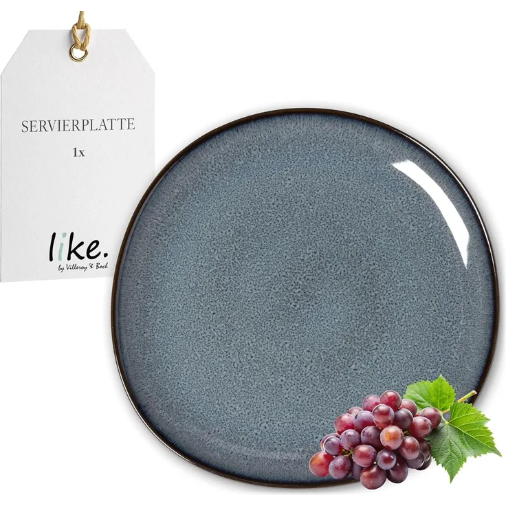like. by Villeroy & Boch Lave gris Servierplatte ø 32 cm - DS