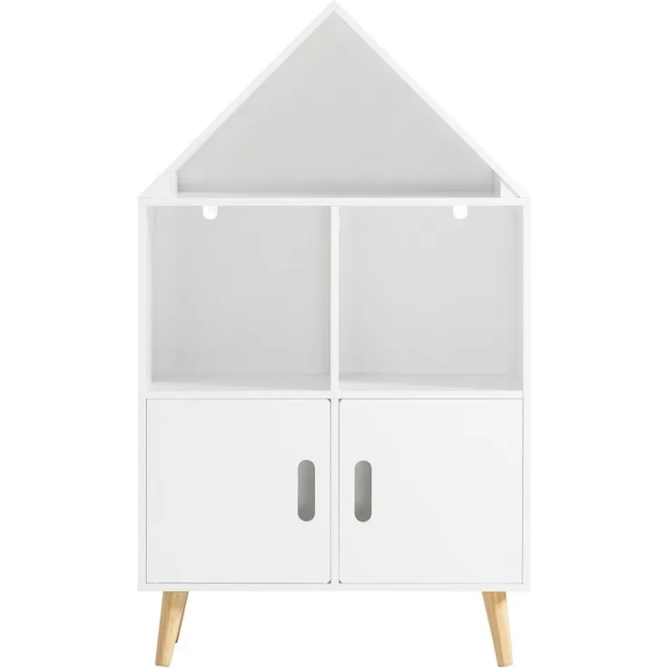 SoBuy KMB58-W Kinderregal, MDF, Lackiert, Weiß, 60 x 103 x 30 cm