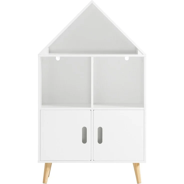 SoBuy KMB58-W Kinderregal, MDF, Lackiert, Weiß, 60 x 103 x 30 cm – Bild 1