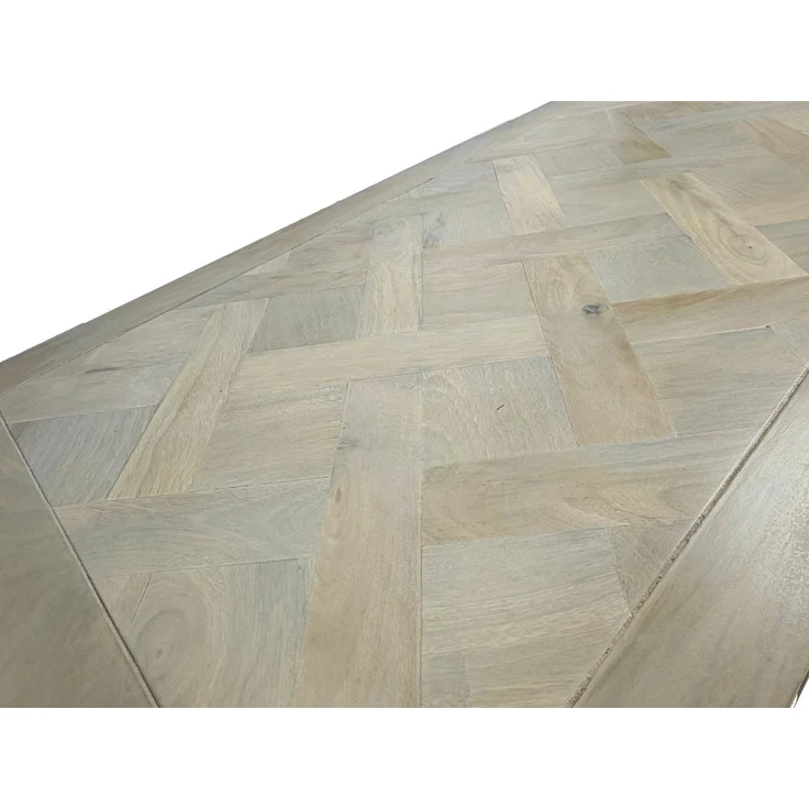 FINEBUY Esstisch FB77678 Esszimmertisch Küchentisch 6 Personen Holztisch Esszimmer (Natürliches Holzdesign mit klarer Form), Kompakte Tischlösung für kleine Essbereiche – Bild 5