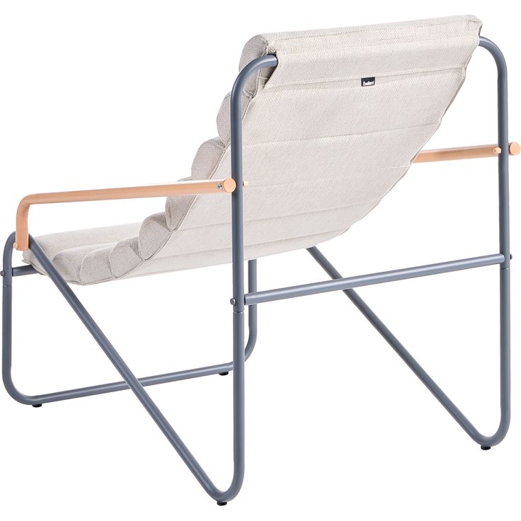 Lounge Set mit Tisch 2-Sitzer PASTO Metall Dunkelgrau – Bild 6