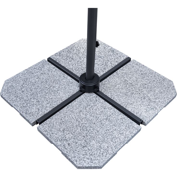 Doppler Granit Design-Platte ECO, grau, 25 kg – Bild 2