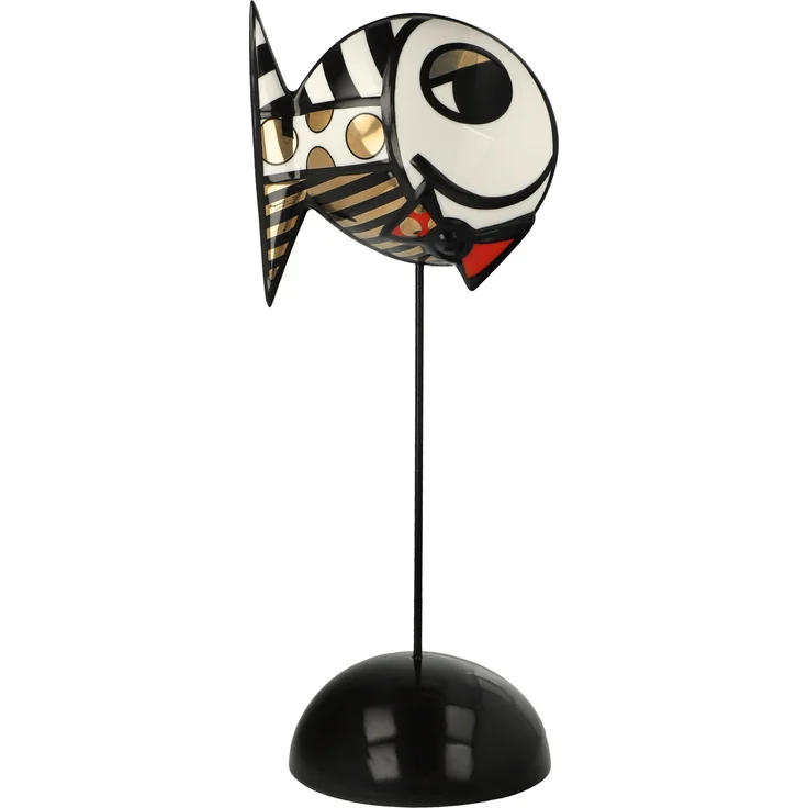 Goebel / Romero Britto - Golden Deeply in Love 1,Figur,11,0cm x 10,0cm x 28,5cm / Porzellan / 11,0cm x 10,0cm x 28,5cm – Bild 1