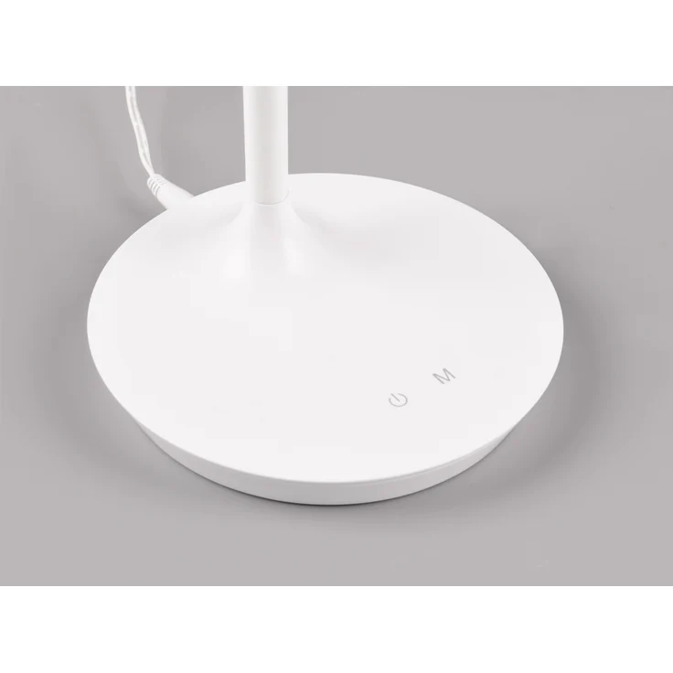 LED Schreibtischleuchte TORO Weiß, dimmbar & Lichtfarbe einstellbar, Höhe 38cm – Bild 8