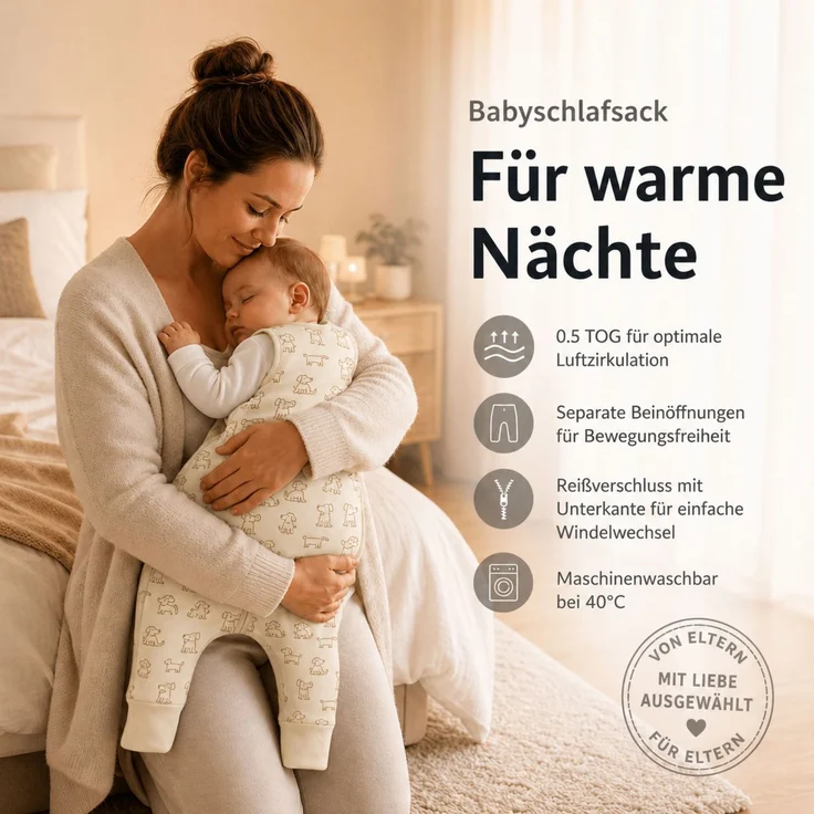 Fillikid Sommerschlafsack mit Beinen Exklusiv – Bild 3