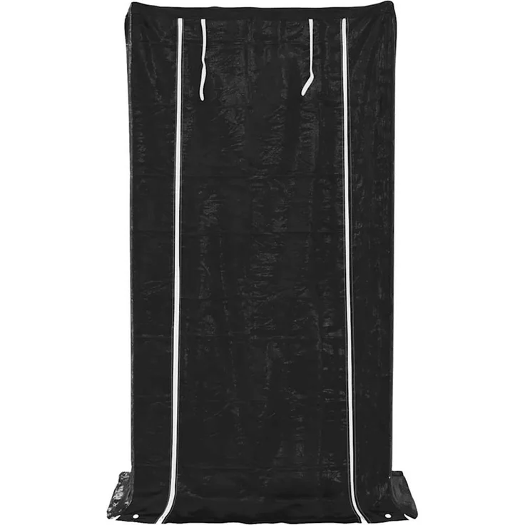 vidaXL Brennholzregal mit Regenschutz 100x60x200 cm Verzinkter Stahl 4104949 – Bild 4