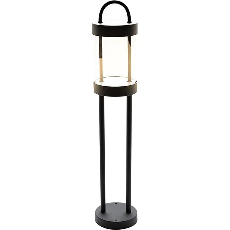 LED Außen-Stehleuchte, Alu, anthrazit, H 65 cm – Bild 1