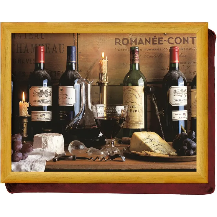 CREATIVE TOPS Knietablett Vintage, Wein Mehrfarbig