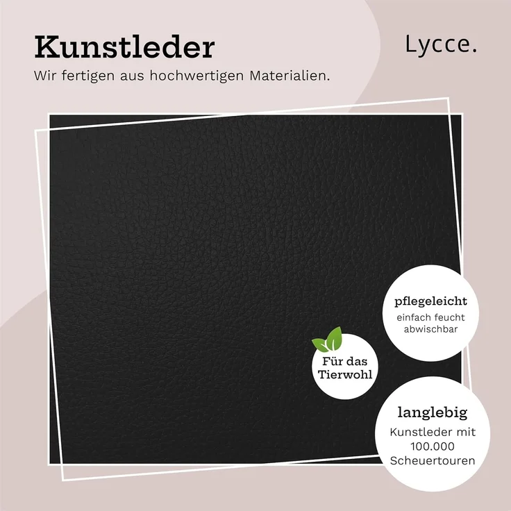 Lycce Bankauflage Lycce Bankauflage Kunstleder Klemmkissen 1 Leiste, weiche Polsterung, (1 St), Kunstleder (100.000 Scheuertouren), extra hohe Polsterung – Bild 5