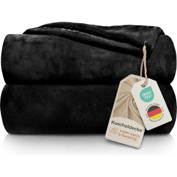 Wohndecke Kuscheldecke super weich & flauschig – warme Fleecedecke, Gräfenstayn, warme Wolldecke, Sofadecke & Tagesdecke - Überwurf Sofa, Couch – Bild 1