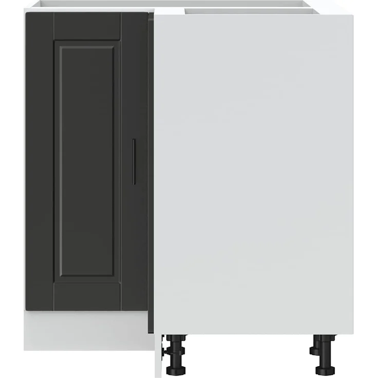 vidaXL Küchen-Eckunterschrank Porto Schwarz Holzwerkstoff 853988 – Bild 4