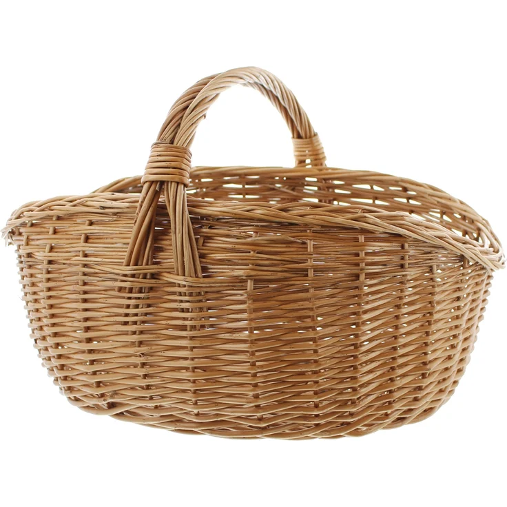 Bügelkorb Korb Erntekorb Einkaufskorb Tragekorb Korb Pilzkorb – Bild 1