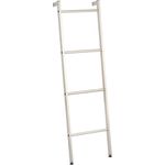 mDesign Handtuchleiter Handtuchständer Handtuchhalter 4 Ebenen Metall Beige