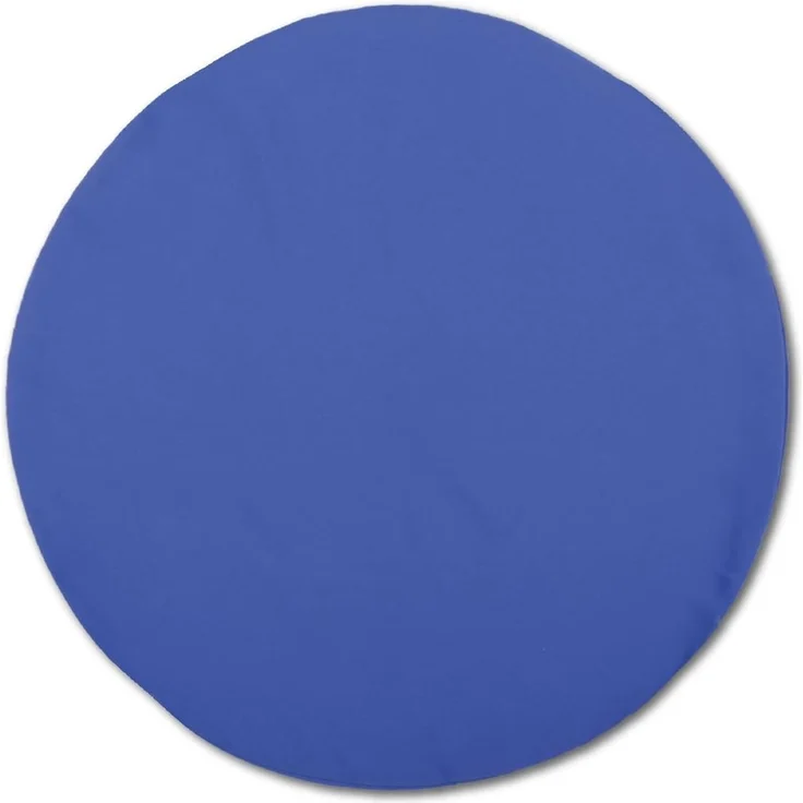 Kissenhülle Dekokissen Kissenbezug Microfaser - viele Größen und Farben Blau Ø 40 cm – Bild 1