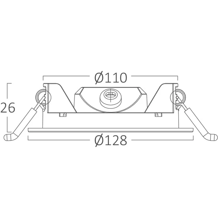 6W LED Einbaustrahler Deckenspot Ultra Flach Einbauleuchte Einbauspot 230V IP40 6500K Kaltweiß – Bild 6