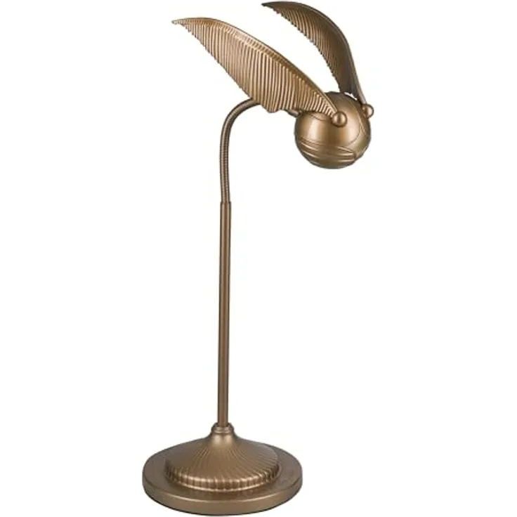 Golden Snitch Paladone Posable Schreibtischlampe - Offiziell lizenziertes Harry Potter Licht für Nachttisch Lesen, flexibler Hals, Geschenk für Home Office Decor