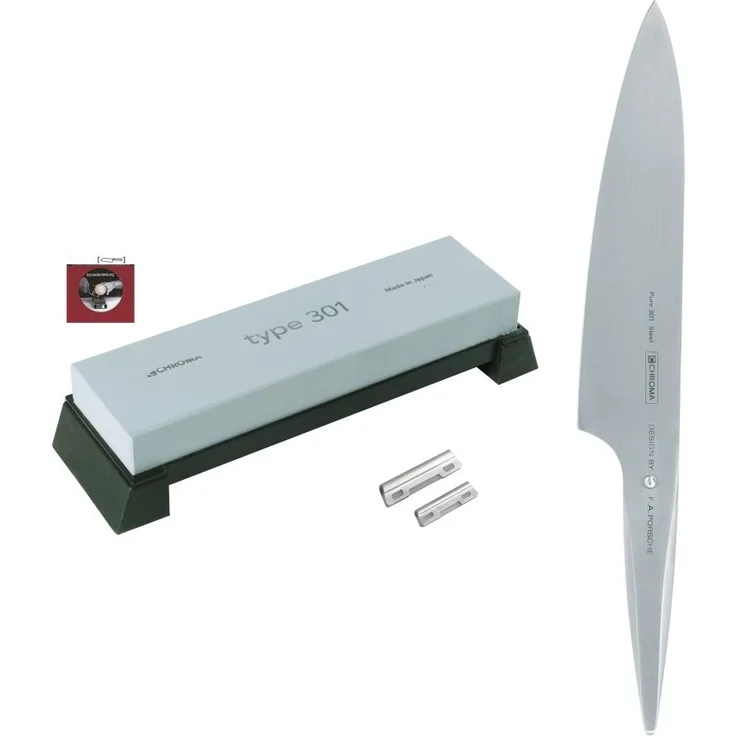 Chroma type 301 Messerset - Schneiden - Schleifen P18 + P11 + STG + DVD – Bild 1