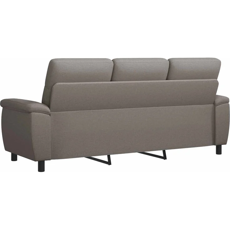 vidaXL Sofa Taupe 214 x 90 x 95 cm Stoff 42040970 – Bild 4