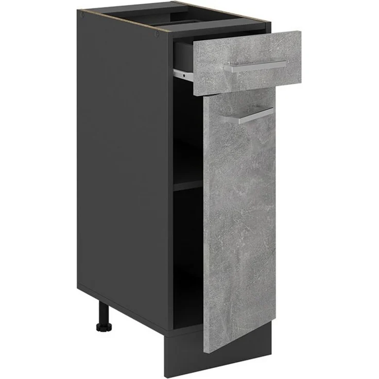 Küchenunterschrank R-Line Beton 30 cm ohne Arbeitsplatte Vicco – Bild 3