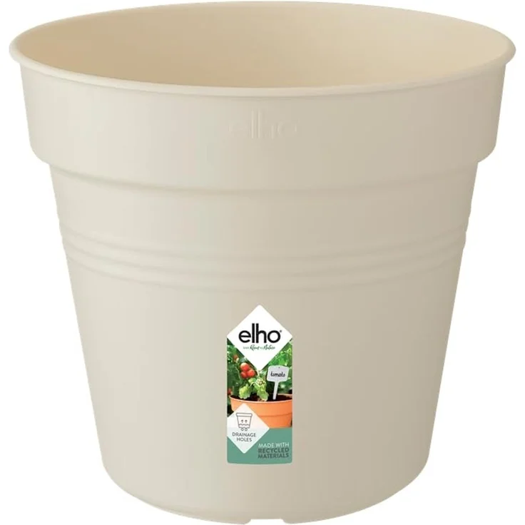elho Green Basics Anzuchttopf 13cm - Baumwolle | ∅ 13 x H 12 cm | 100% recyceltes Plastik