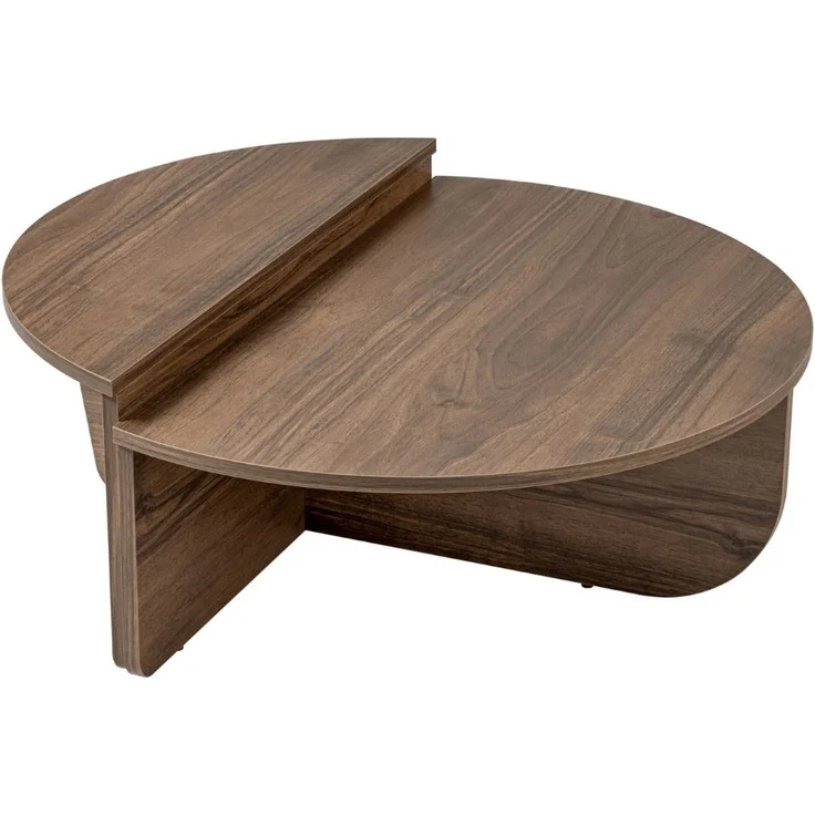 Calicosy Set aus 2 Couchtischen L90 cm - ORION - Dunkles Holz – Bild 3