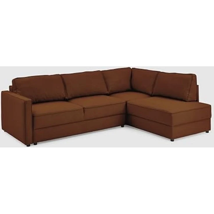 ATLANTIC home collection Eckgarnitur Chill, inkl. Schlaffunktion (ca. 135x230 cm), inkl. Bettkasten, frei im Raum stellbar, Wellenunterfederung, Ecke rechts – Bild 1