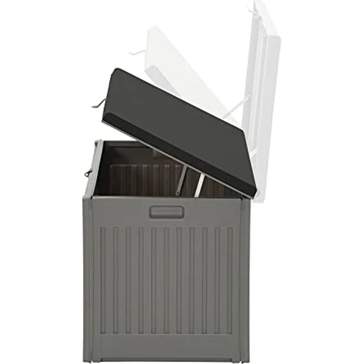 Garden Impressions JERSEY Auflagenbox Kissenbox Aufbewahrungsbox grau 270L – Bild 2