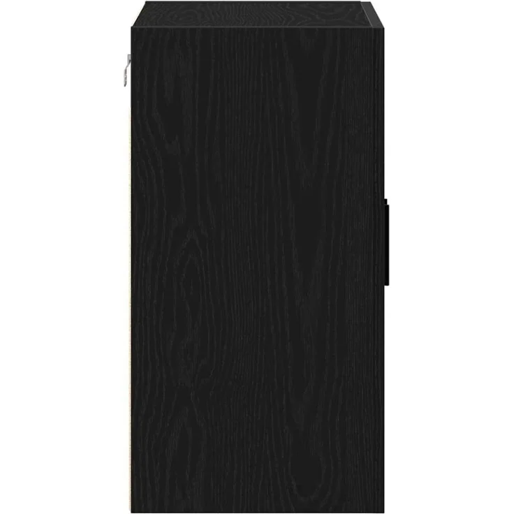 vidaXL Wandmontierter Schrank Schwarz Eichen-Optik 60 x 31 x 60 cm 862946 – Bild 7