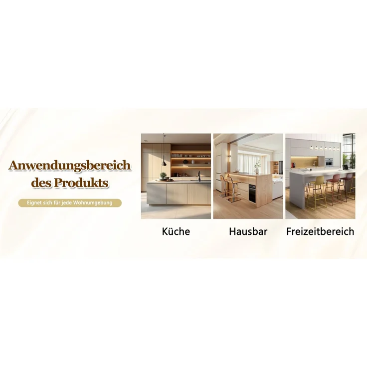 Transparentes Barhocker-Set, 4er-Pack, mit Metallgestell in Silber/Gold/Schwarz, Moderne Design-Stühle für Küche, Bar oder Esszimmer (Nur Stühle, ohne Tisch)--Schwarz--102x45x51cm--CHENHAONING – Bild 2
