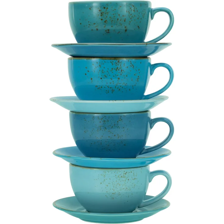 Nature Collection Aqua, Cappuccinotassen 8-tlg (mo