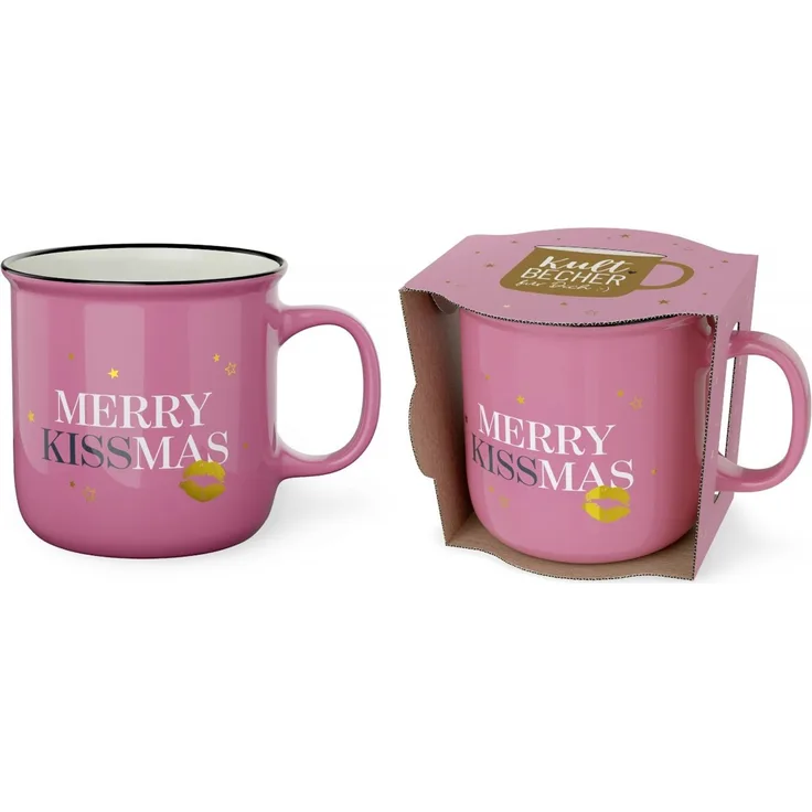 Kult-Becher Kaffeetasse Tasse 0,25l Geschenk Weihnachten la vida Kiss 9041291