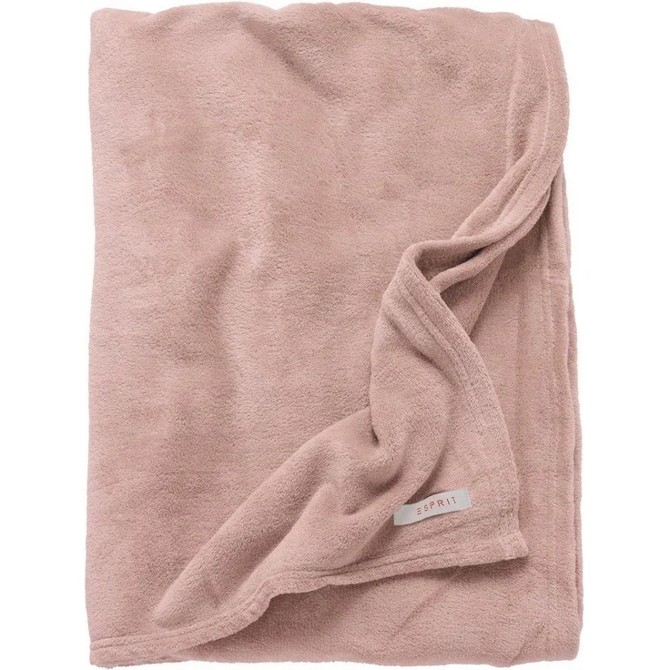 ESPRIT Mellow Kuscheldecke, Polyester rosa, 150 x 200 cm – Bild 3