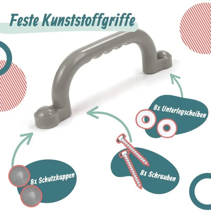 Relaxdays Klettergerüst-Griffe im Set – Bild 3