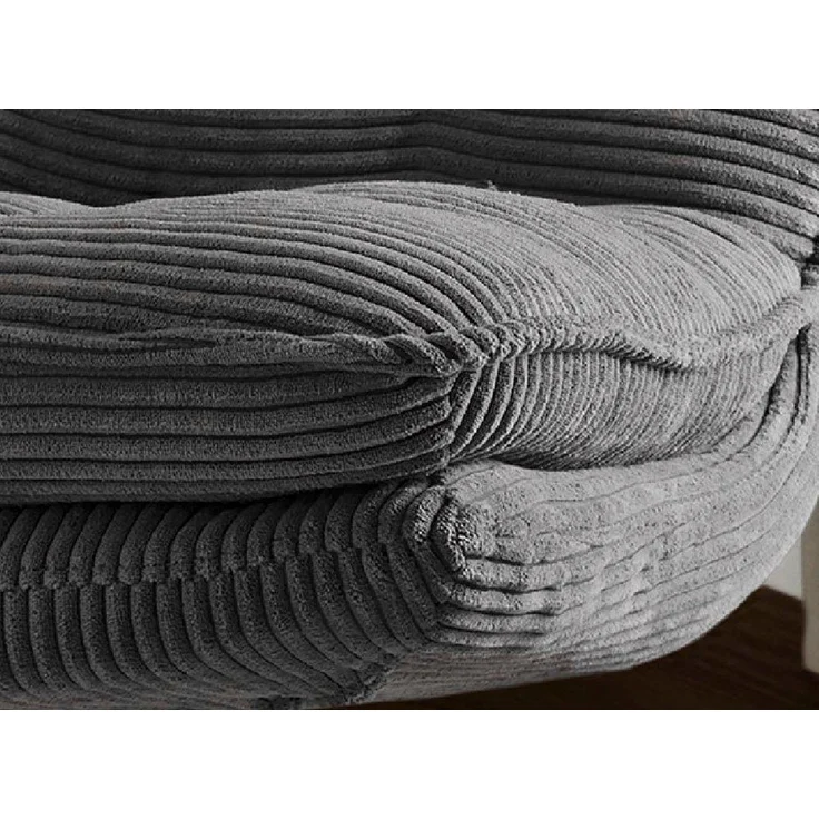 Jockenhöfer Gruppe Relaxsessel Kasper, B: 76 cm, Sitzhöhe: 47 cm, Set: mit Hocker, 360° Drehfunktion, Cord – Bild 3