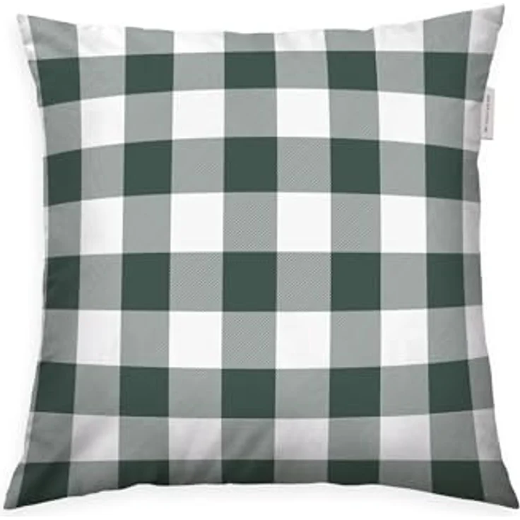 TOM TAILOR HOME Kissenbezüge new bedroom, Classic Check, 40x40cm oder 40x80cm, (1 Stück), Wendedesign mit Markenreißverschluss – Bild 2