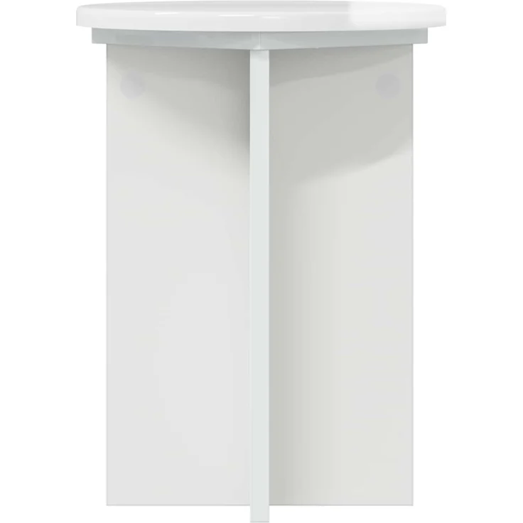 vidaXL Pflanzenständer 2 stk. Hochglanz Weiß Ø29,5 x 40 cm 899739 – Bild 6