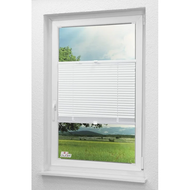 Alujalousie 20mm verspannt (B x H) 120cm * 130cm in weiß, frei verschiebbar – Bild 1