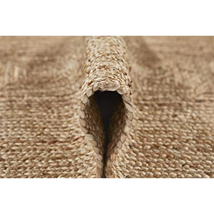 LUXOR living Teppich Salo, rechteckig, Höhe: 6 mm, Juteteppich, handgeflochten, Flecht Design, 100% Naturfaser – Bild 7