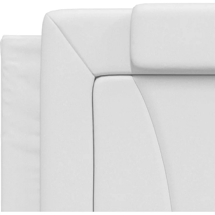 vidaXL Kopfteil-Kissen "Viana" Weiß 200 cm Kunstleder – Bild 4