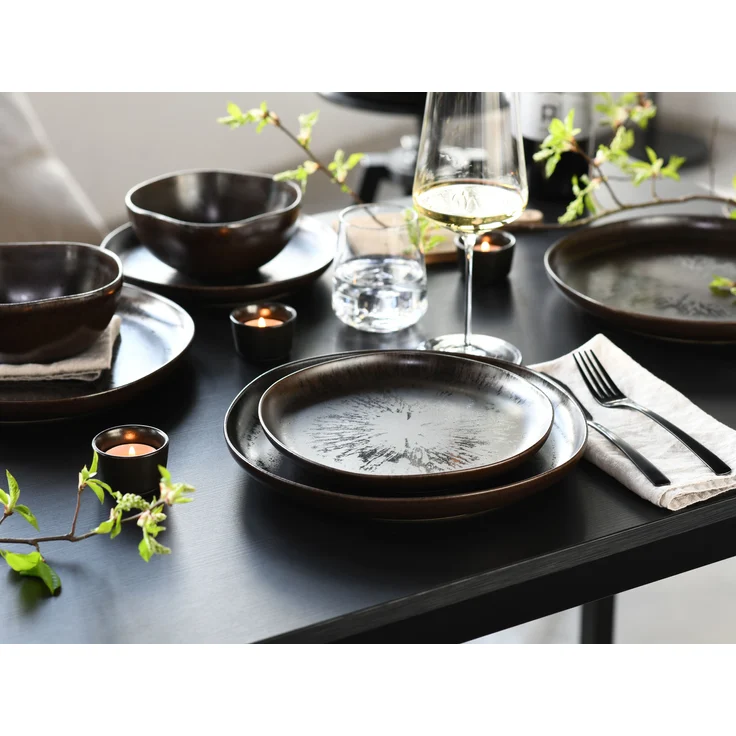 Natura Organic Rusty, Tellerset 12-tlg (mo) – Bild 3