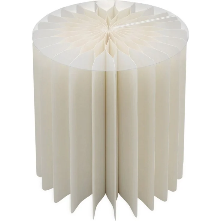 Spetebo Beistelltisch Design Dekotisch aus Papier in weiß (Anzahl, 1-St, Stück), vielseitig einsetzbar – Bild 5