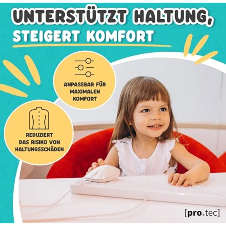 Höhenverstellbarer Kinderschreibtisch Ringe [pro. tec] – Bild 6