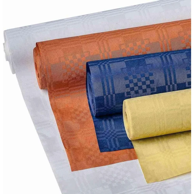 Papier-Tischdecke "Goldica Swing Party" 8 x 1 m terracotta auf Rolle – Bild 2