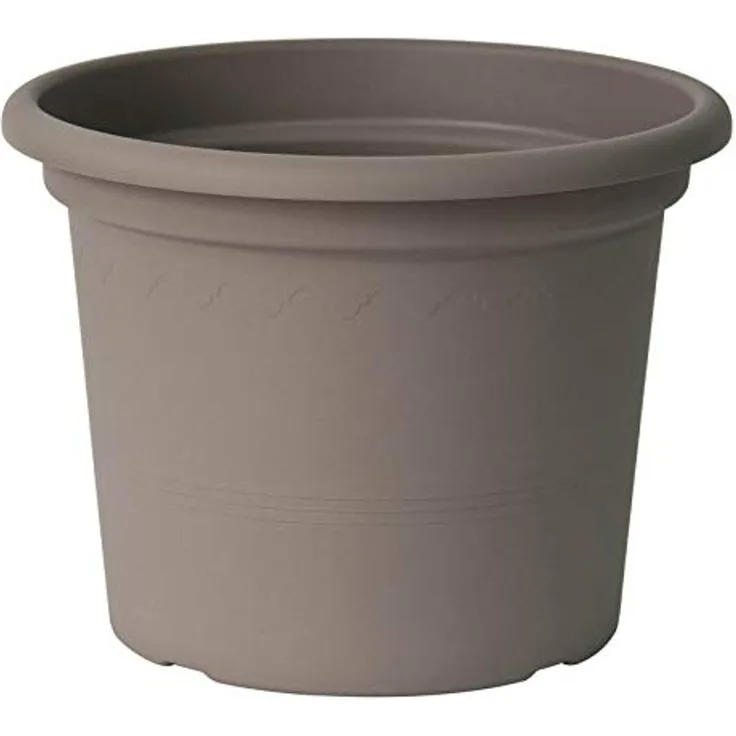 Euro3Plast 1980. G9 Pflanzkübel "Geo", 50 cm, taupe