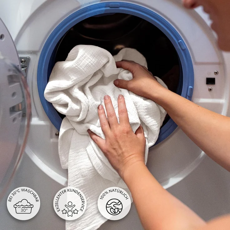 lilimaus Betthimmel Handgefertigter Musselin Betthimmel aus 100% Baumwolle für Babybett, Stoffhimmel für Babybett-Deko im Kinderzimmer und Spielzimmer – Bild 6