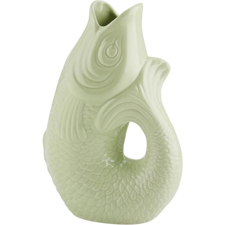 Gift Company Monsieur Carafon Fisch Vase L seafoam 2,7 L – Bild 1