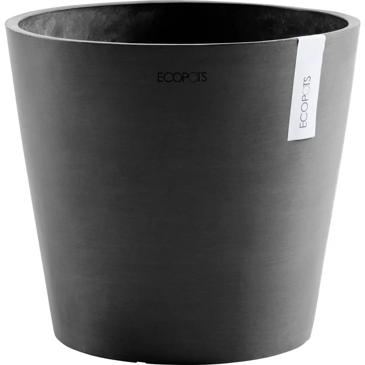 Ecopots Pflanztopf Amsterdam Ø 40 x 35 cm dunkelgrau – Bild 2
