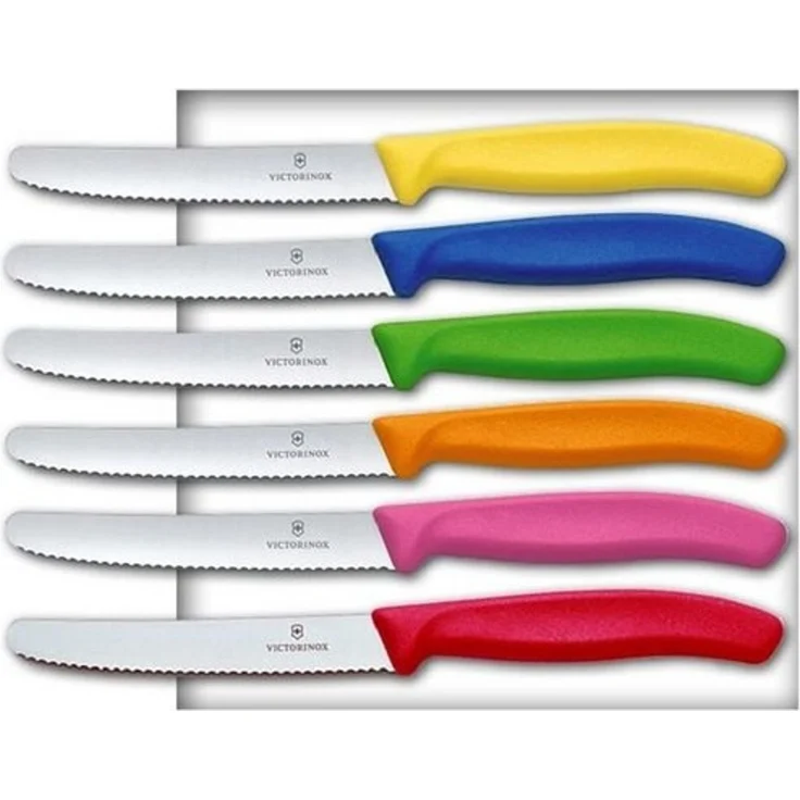 Victorinox | Tafelmesser Set | buntes Farbspektrum | scharfe Klinge für präzises Schneiden | ideal für jede Küche – Bild 2